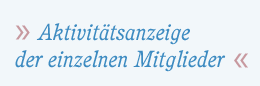 Aktivit&auml;tsanzeige der einzelnen Mitglieder