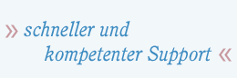 schneller und kometenter Support