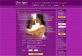 Erotik-Community Firstaffair – Screenshot von der Startseite