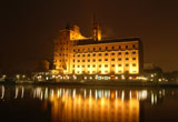 Duisburg Hafen bei Nacht